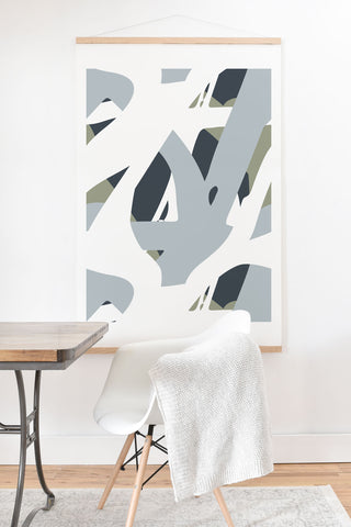 Camilla Foss Abstract Sealife Art Print And Hanger