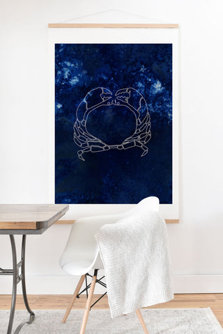 Camilla Foss Astro Cancer Art Print And Hanger