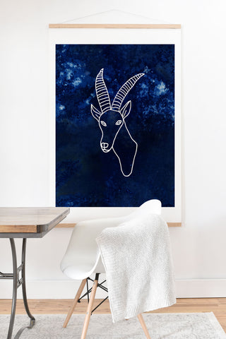 Camilla Foss Astro Capricorn Art Print And Hanger