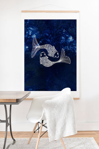 Camilla Foss Astro Pisces Art Print And Hanger