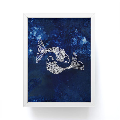 Camilla Foss Astro Pisces Framed Mini Art Print