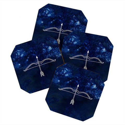 Camilla Foss Astro Sagittarius Coaster Set