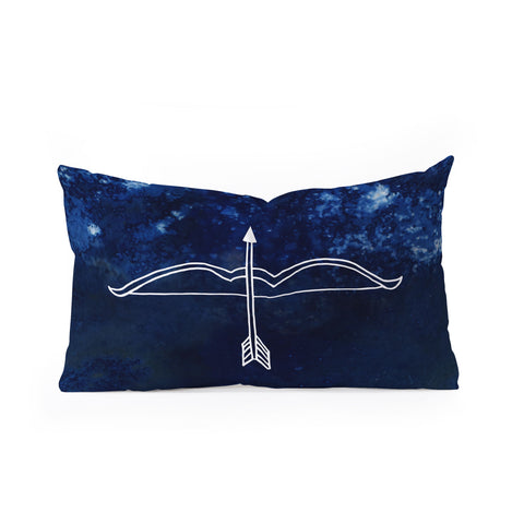 Camilla Foss Astro Sagittarius Oblong Throw Pillow