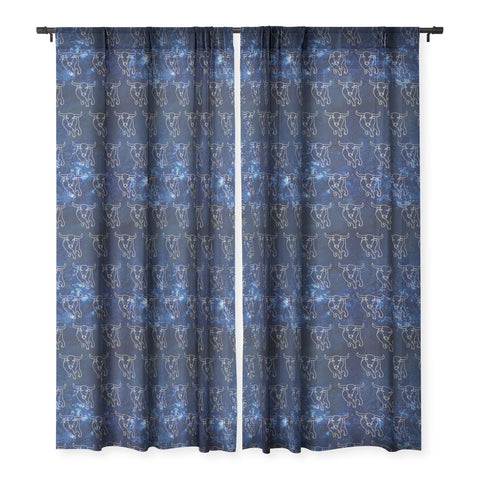Camilla Foss Astro Taurus Sheer Window Curtain
