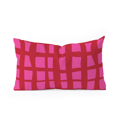 Camilla Foss Bold and Checkered Oblong Throw Pillow