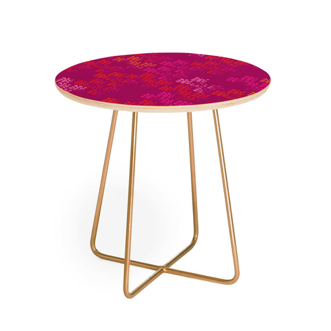Camilla Foss Bright Happiness I Round Side Table