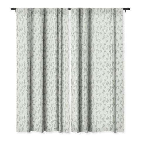 Camilla Foss Cactus only Blackout Window Curtain