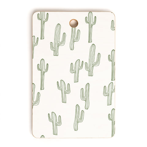Camilla Foss Cactus only Cutting Board Rectangle