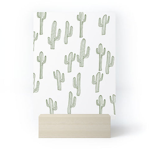 Camilla Foss Cactus only Mini Art Print