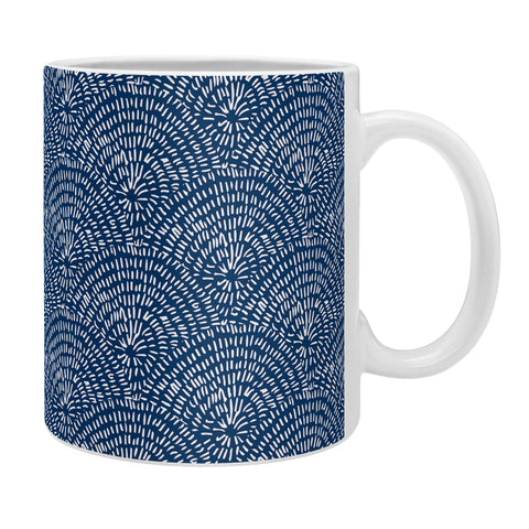 Camilla Foss Circles in Blue III Coffee Mug