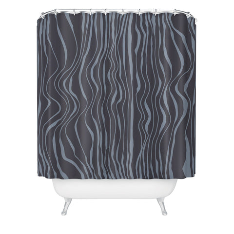 Camilla Foss Ebb and Flow Shower Curtain