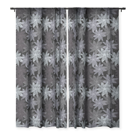 Camilla Foss Flowers Fantasy I Sheer Window Curtain