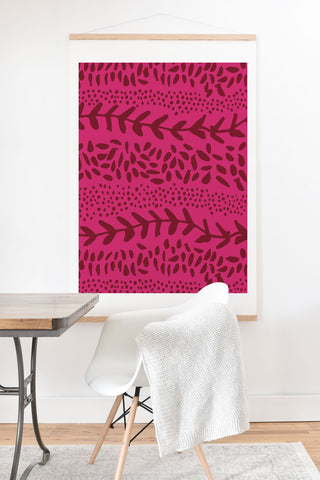 Camilla Foss Harvest Pink Art Print And Hanger