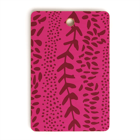 Camilla Foss Harvest Pink Cutting Board Rectangle