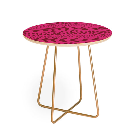 Camilla Foss Harvest Pink Round Side Table