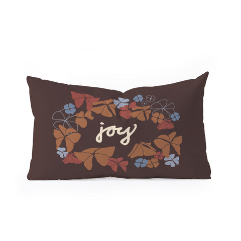 Camilla Foss Joy Foliage Oblong Throw Pillow