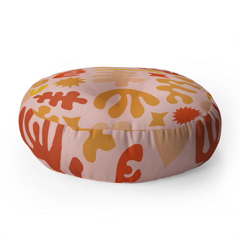 Camilla Foss Paperclip Floor Pillow Round