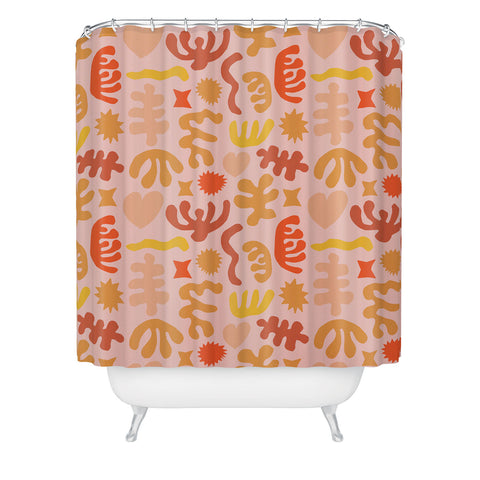 Camilla Foss Paperclip Shower Curtain