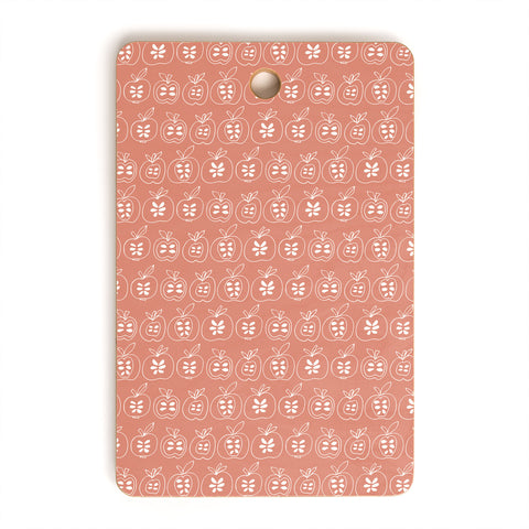 Camilla Foss Rows of apples Cutting Board Rectangle