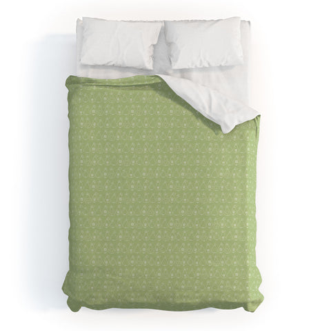 Camilla Foss Rows of pears Duvet Cover
