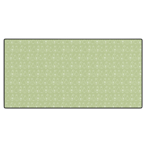 Camilla Foss Rows of pears Desk Mat