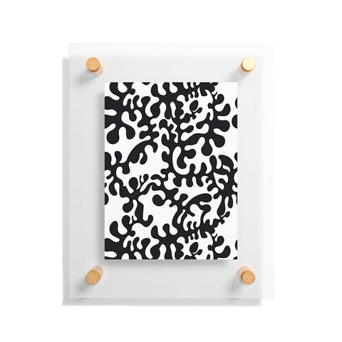 Camilla Foss Shapes Black and White Floating Acrylic Print