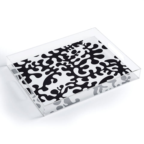 Camilla Foss Shapes Black and White Acrylic Tray