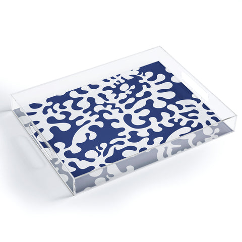 Camilla Foss Shapes Blue Acrylic Tray