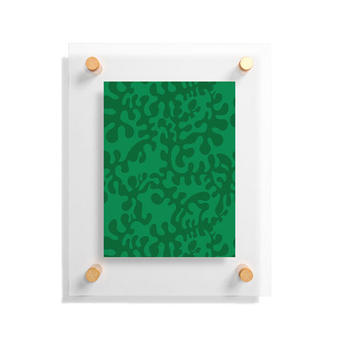Camilla Foss Shapes Green Floating Acrylic Print