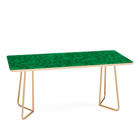 Camilla Foss Shapes Green Coffee Table