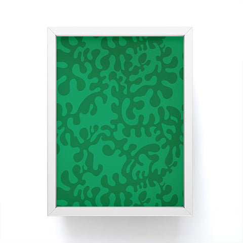 Camilla Foss Shapes Green Framed Mini Art Print