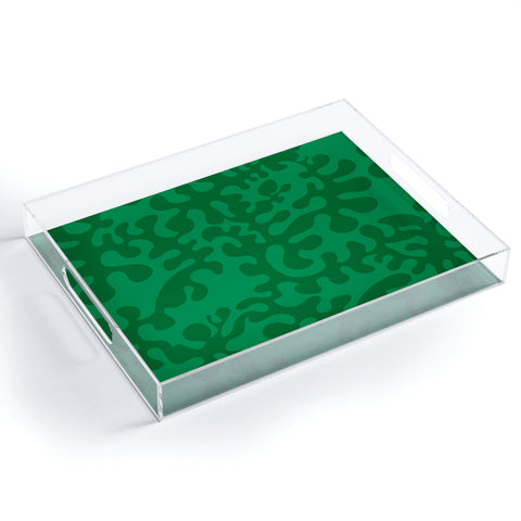 Camilla Foss Shapes Green Acrylic Tray