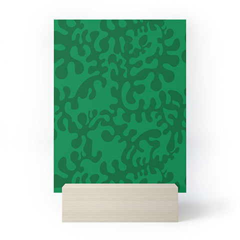Camilla Foss Shapes Green Mini Art Print