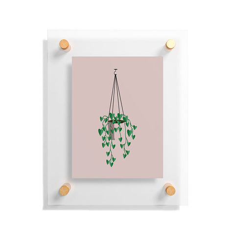 camilleallen hanging house plant Floating Acrylic Print