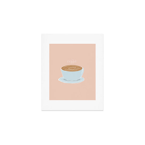 camilleallen Italian coffee sketch Art Print