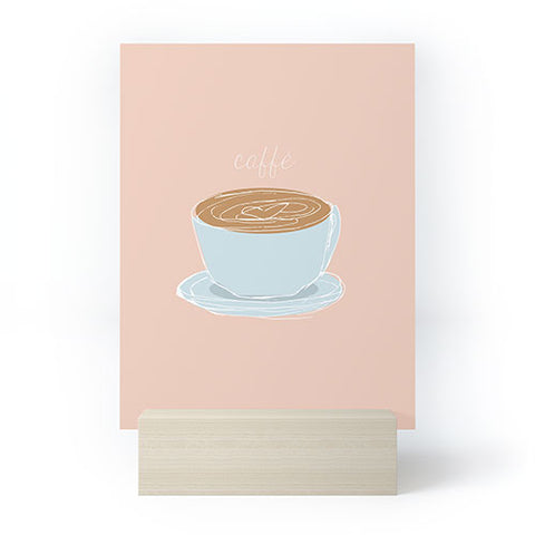 camilleallen Italian coffee sketch Mini Art Print