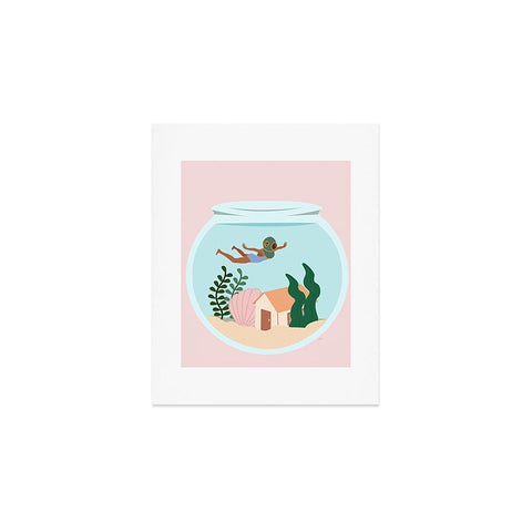 camilleallen Swimming Art Print