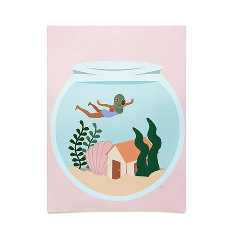 camilleallen Swimming Poster