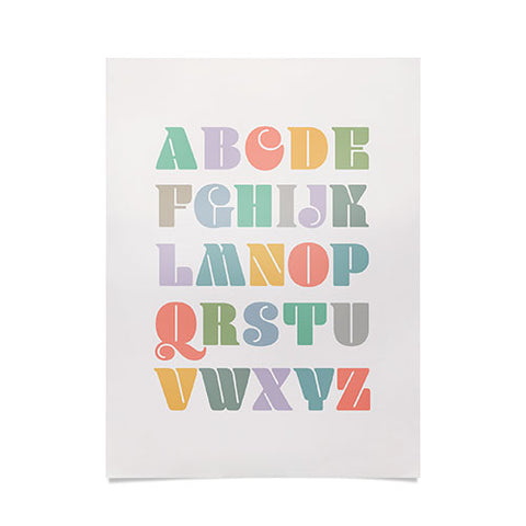 Carey Copeland ABCs Alphabet Poster