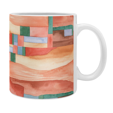 Carey Copeland Abstract Desert Landscape Coffee Mug
