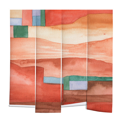 Carey Copeland Abstract Desert Landscape Wall Mural