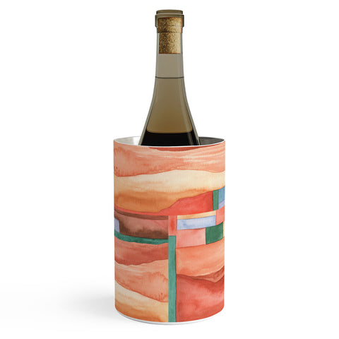 Carey Copeland Abstract Desert Landscape Wine Chiller