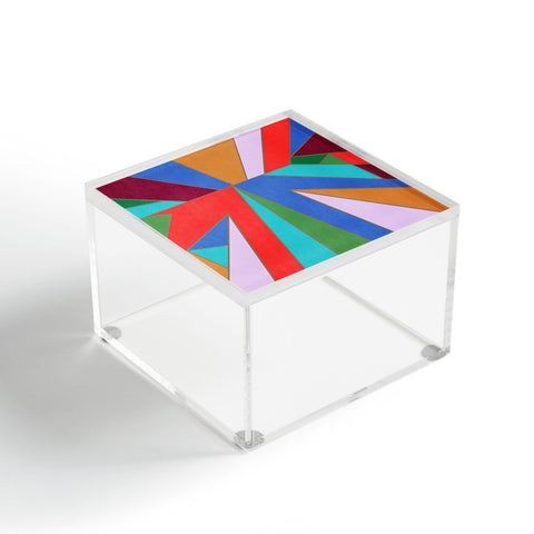 Carey Copeland Abstract Geometric Acrylic Box