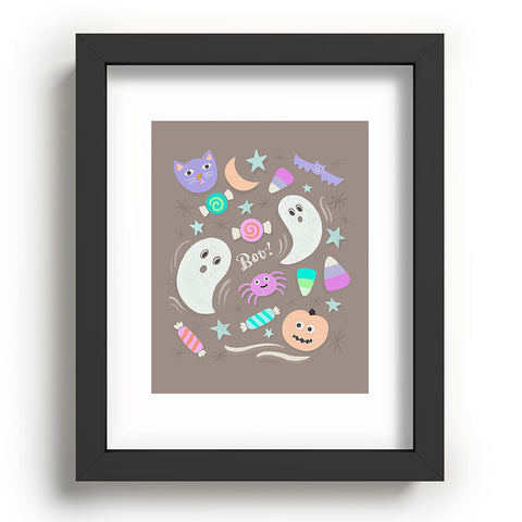 Carey Copeland Halloween in Pastels Recessed Framing Rectangle