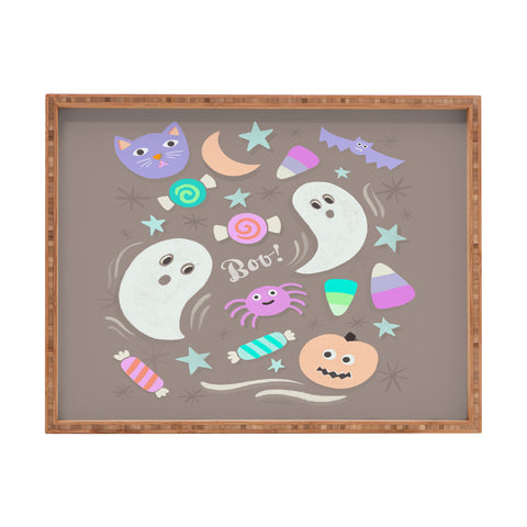 Carey Copeland Halloween in Pastels Rectangular Tray