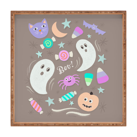 Carey Copeland Halloween in Pastels Square Tray