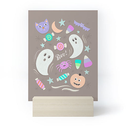 Carey Copeland Halloween in Pastels Mini Art Print