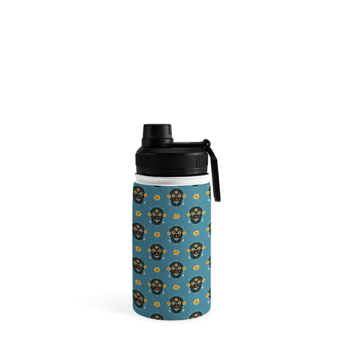 Carey Copeland Happy Haunting Day of Dead Water Bottle