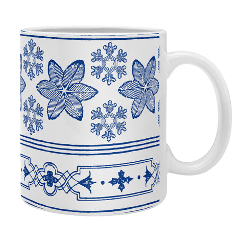 Caroline Okun Deep Blue Snowdrift Coffee Mug