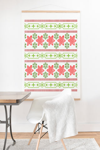 Caroline Okun Holiday Snowdrift Art Print And Hanger